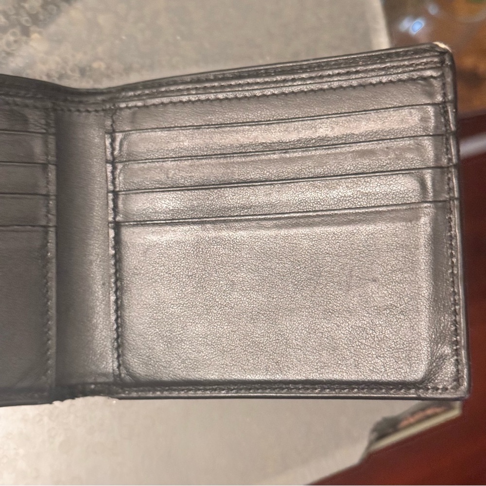 Saint Laurent Black Patent Leather Money Clip Wallet with YSL Logo - Picture 6 of 6